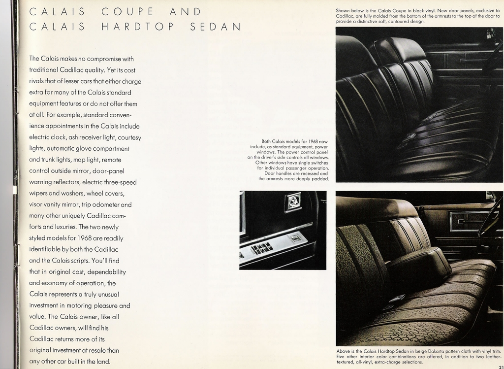 1968 Cadillac Canadian Brochure Page 15